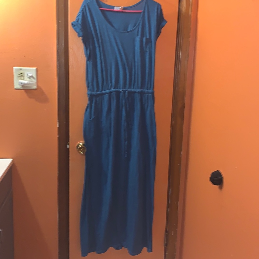 *3 for $25* TIME & TRU MAXI COMFY DRESS w/ pockets n drawstring Size XL 16-18
